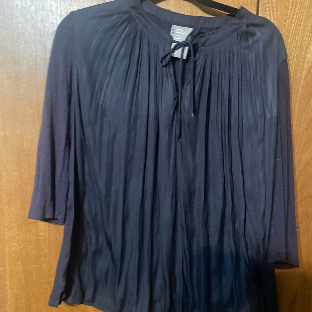 Dolan Left Coast Collection pleated neck tie peasant